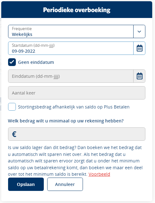 Overboeken In Mijn RegioBank - RegioBank